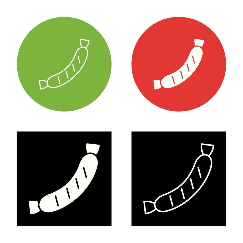 Sausage Vector Icon