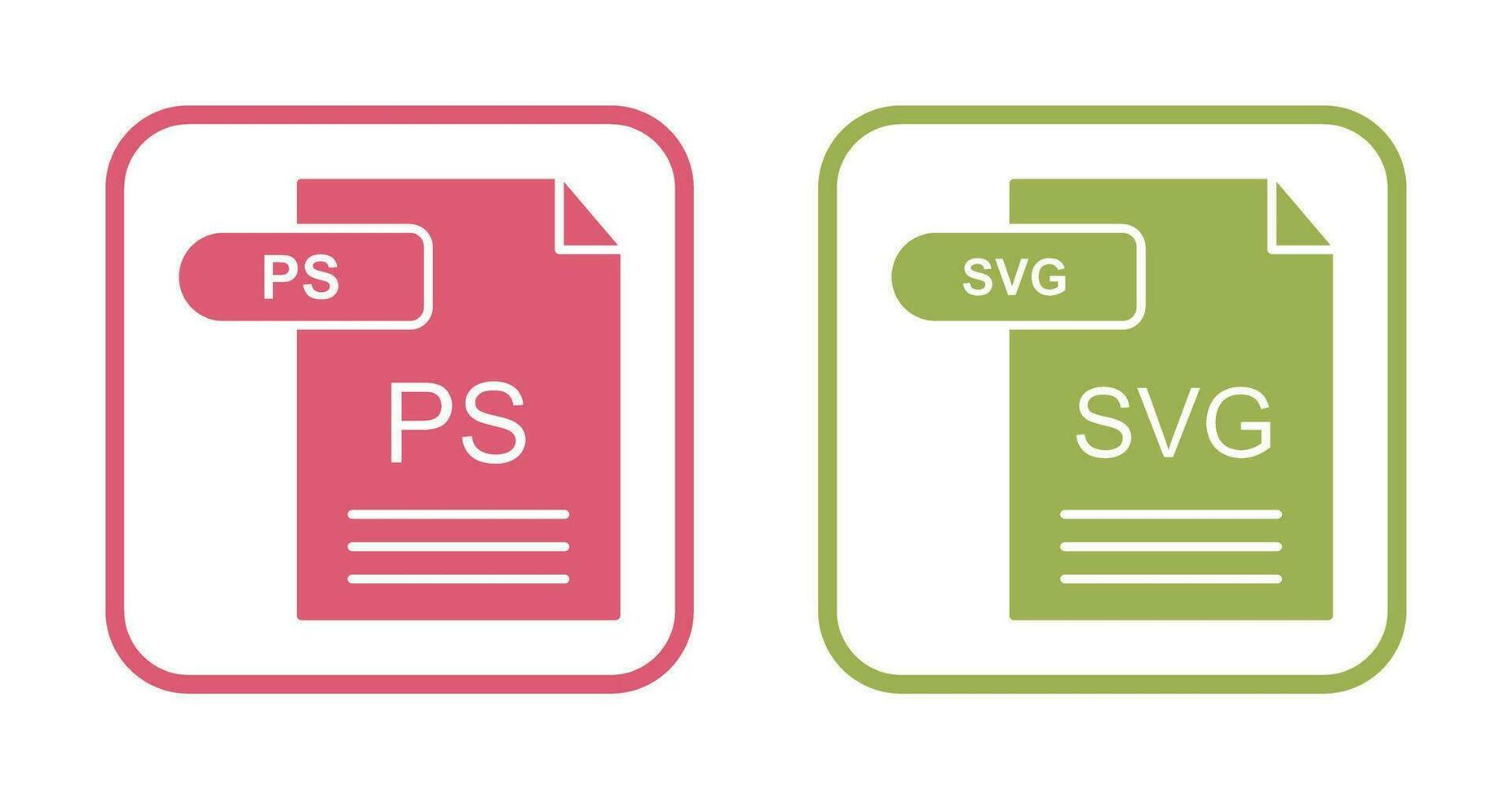 PS and SVG Icon vector