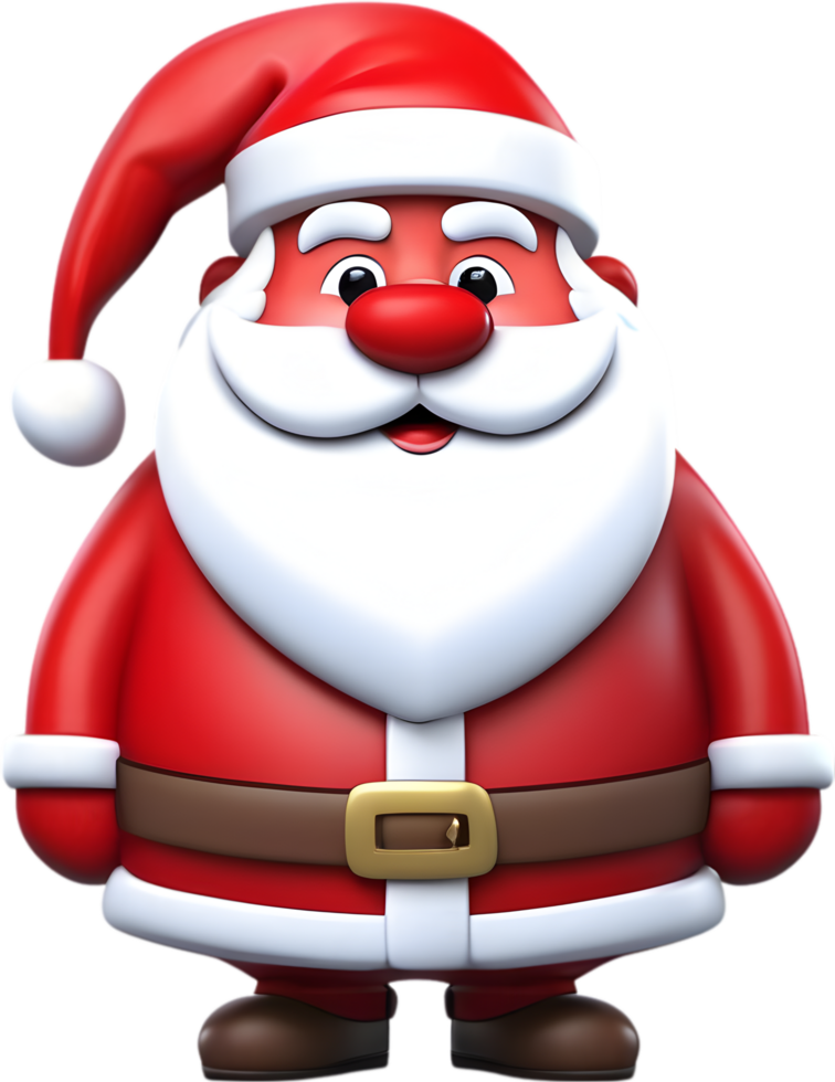 un' carino Santa Claus la pittura. ai-generato. png
