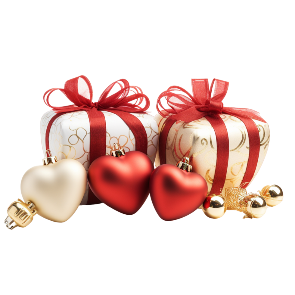 Valentines Day Gift Heart Shape Ai Generative png
