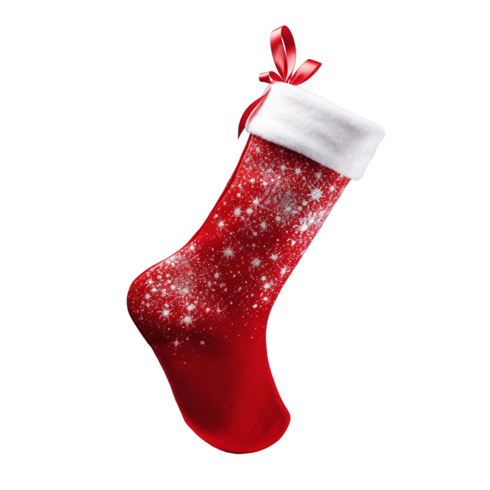 Realistic Christmas Socks Ai Generative png