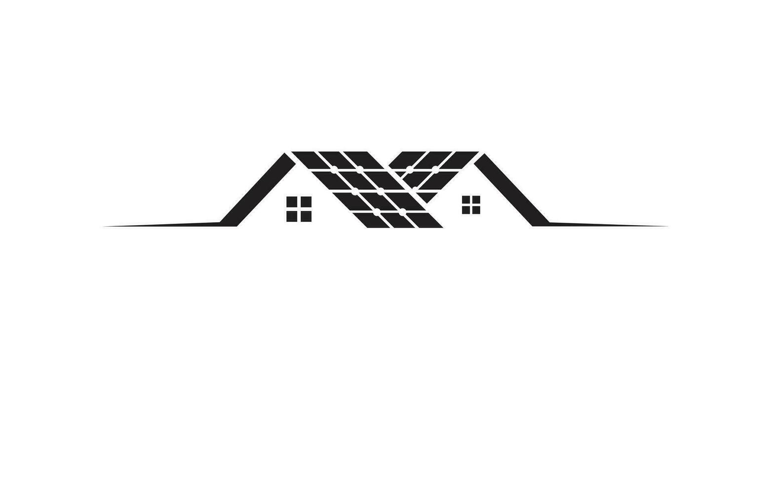 hogar solar energía vector icono ilustración gratis vector