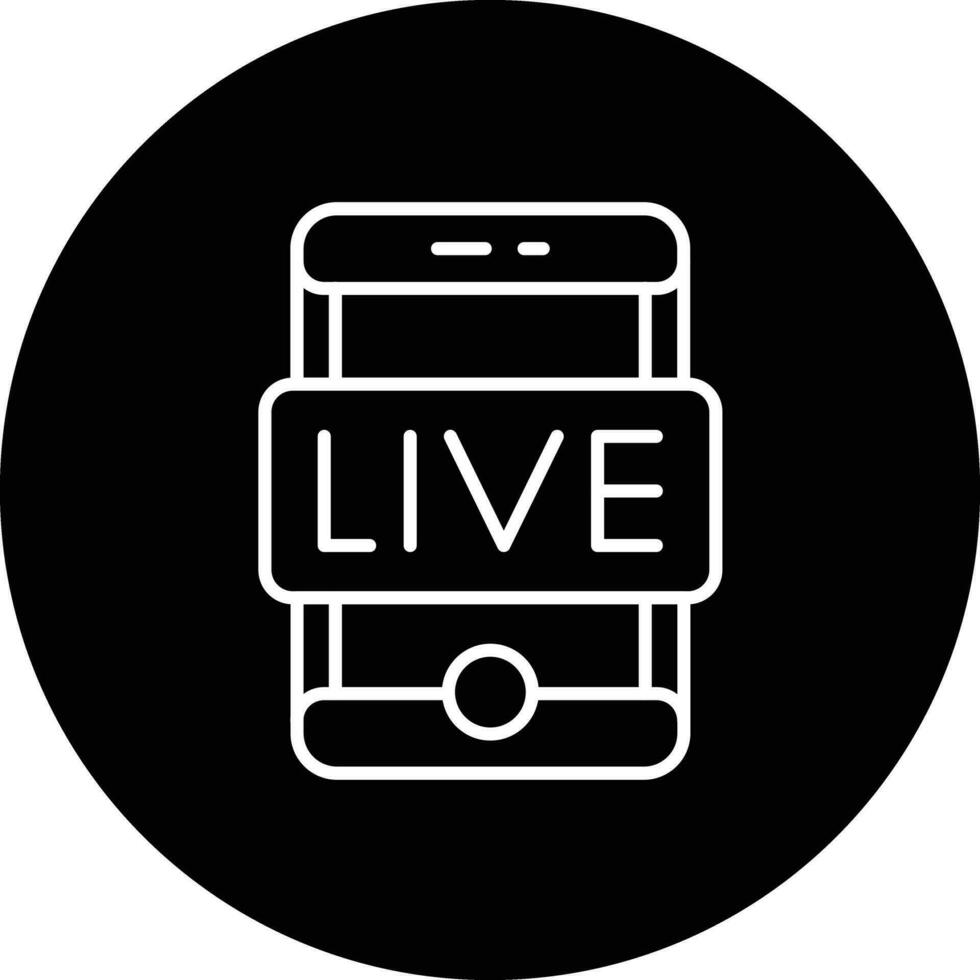 Live Stream Vector Icon