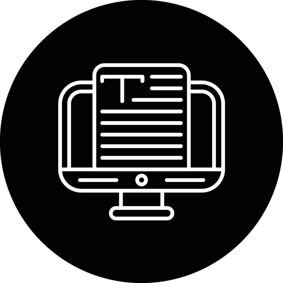 Copywriter Vector Icon