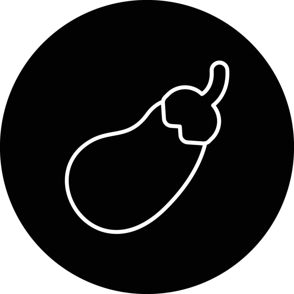 Eggplant Vector Icon