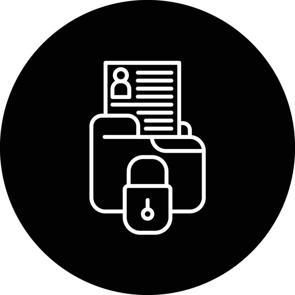 Personal Data Vector Icon