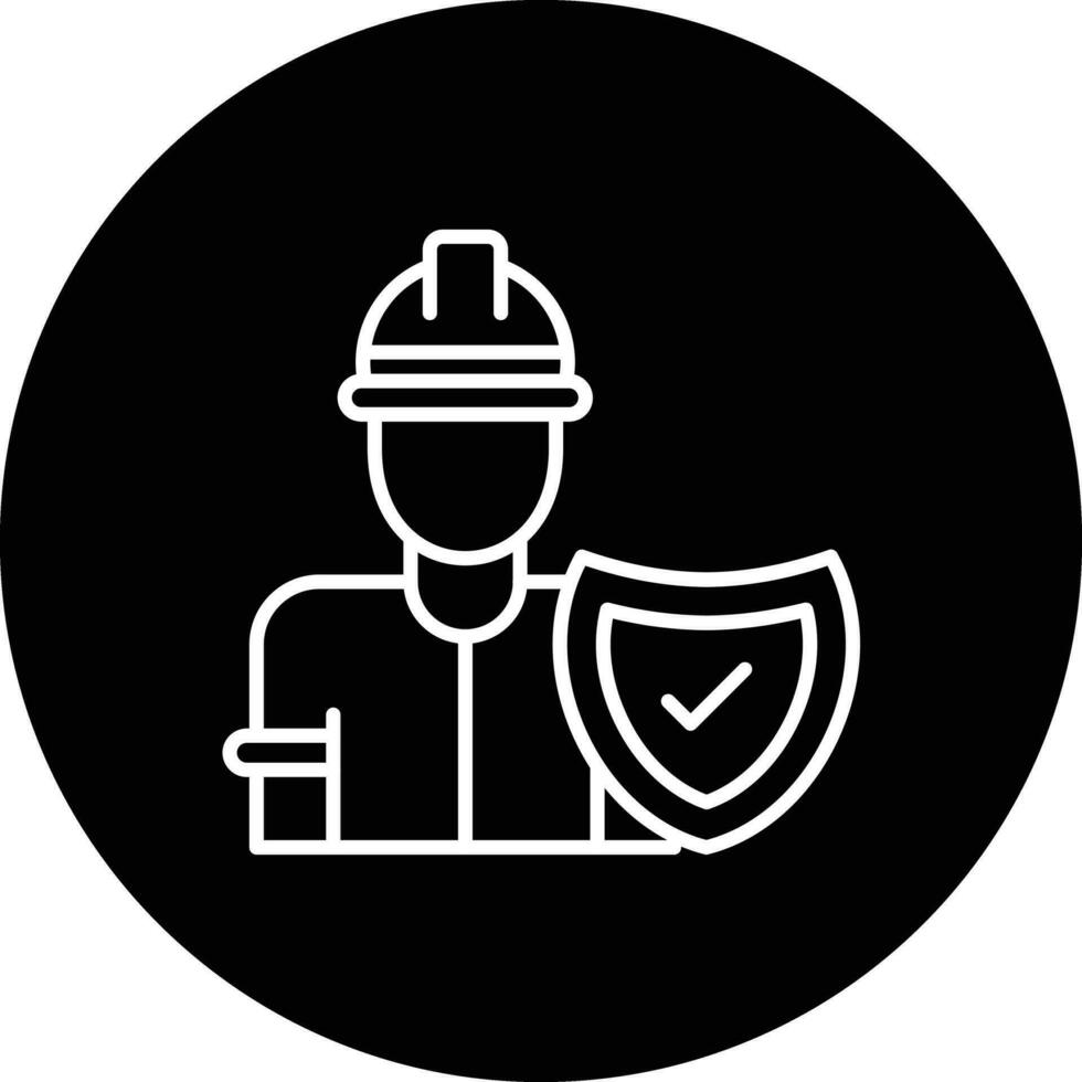 trabajo la seguridad vector icono