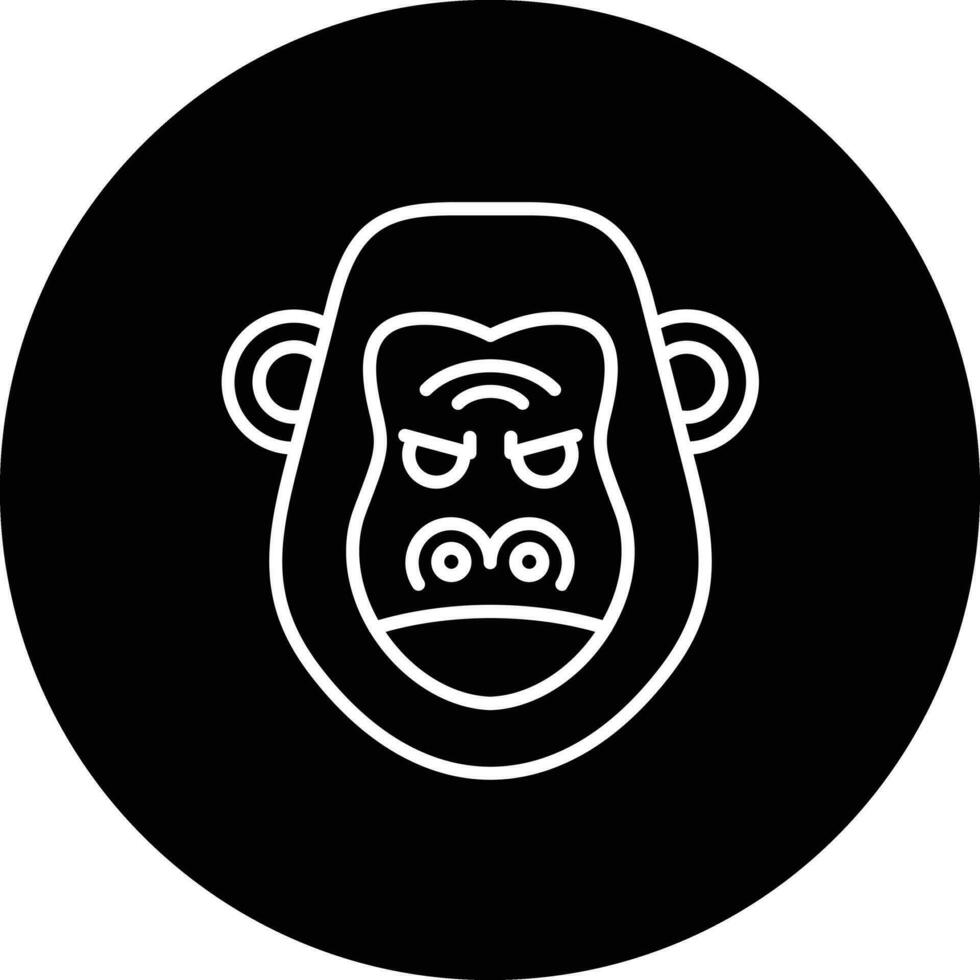 Gorilla Vector Icon