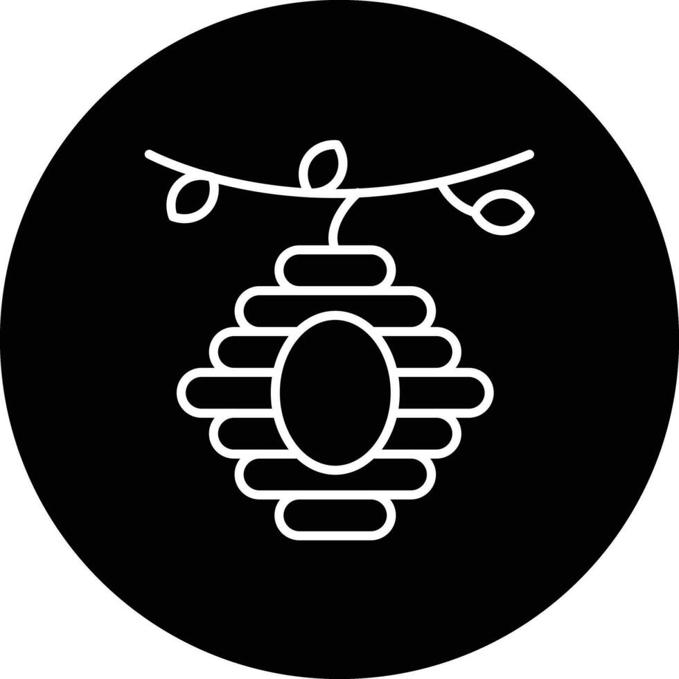 Bee Hive Vector Icon