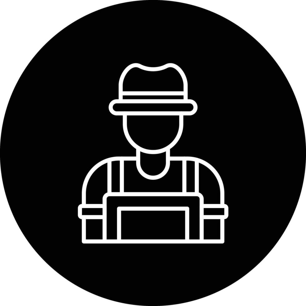 Farmer Male Vector Icon