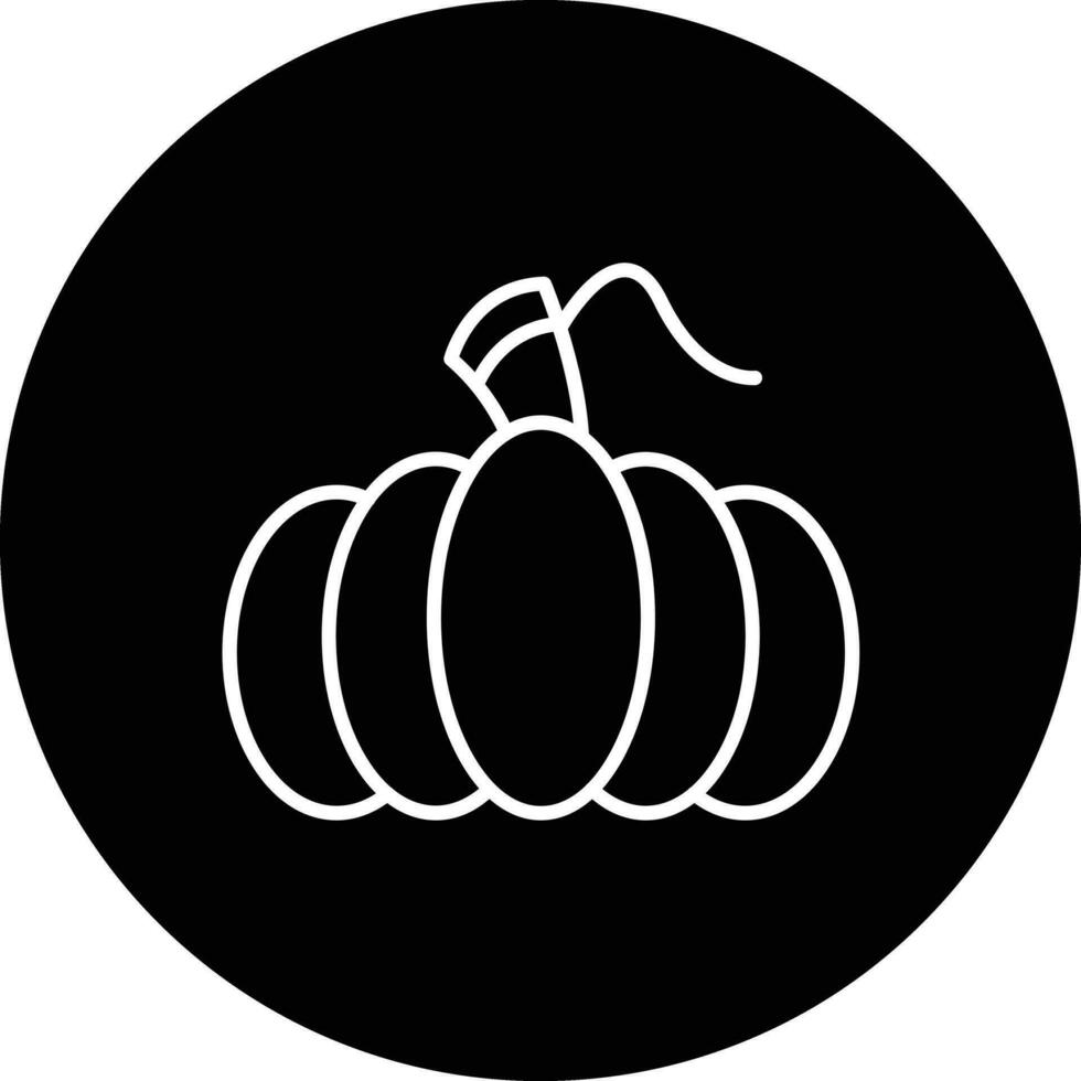 icono de vector de calabaza