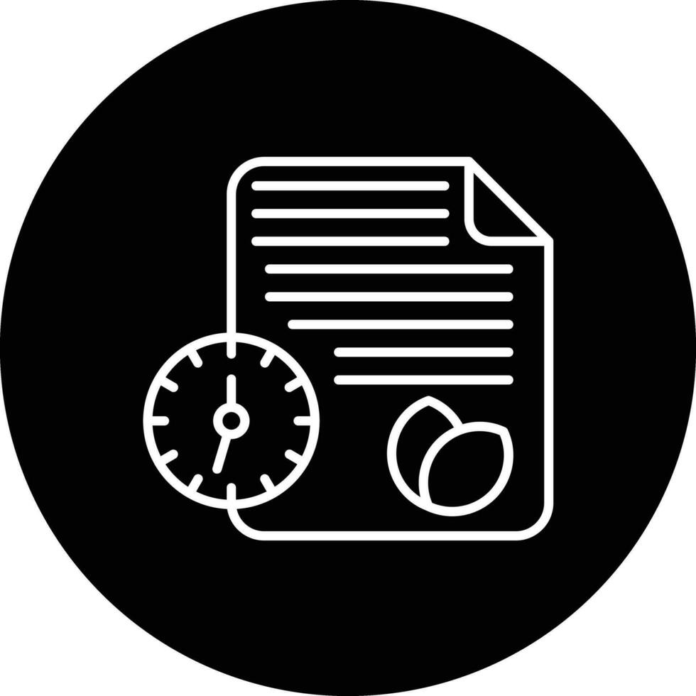 Real Time Analysis Vector Icon