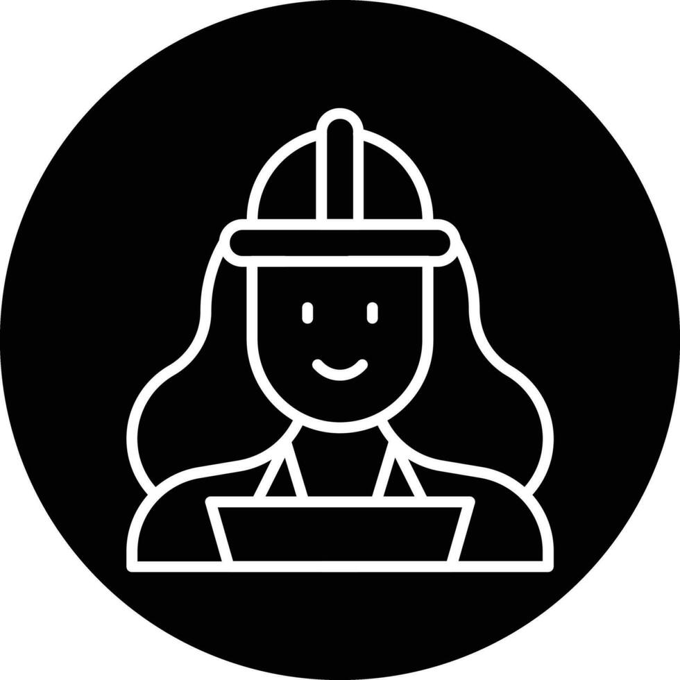 Qa Engineer Female Vector Icon