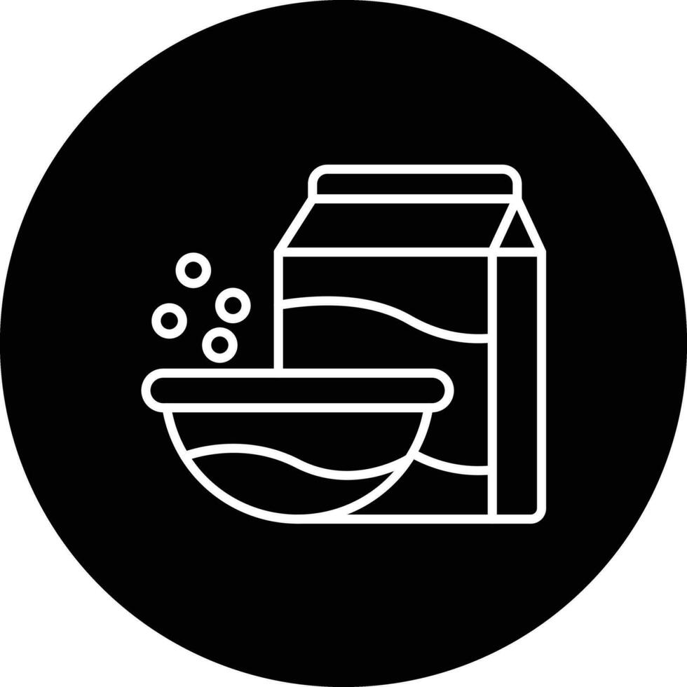 Milk Bowl Vector Icon