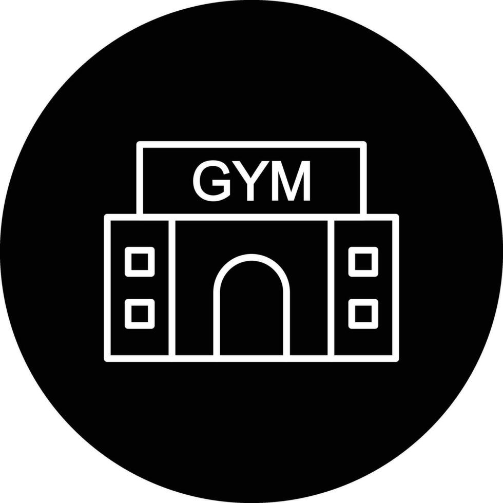 icono de vector de gimnasio