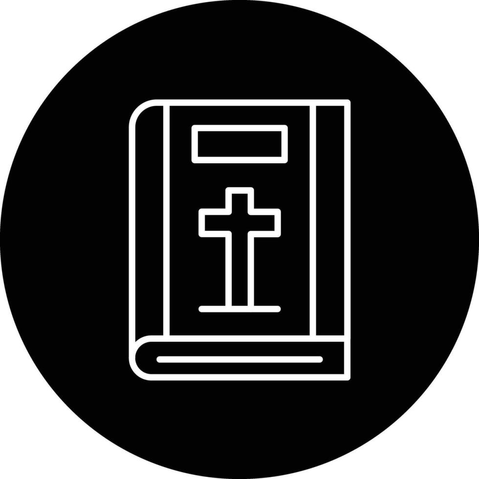 icono de vector de biblia