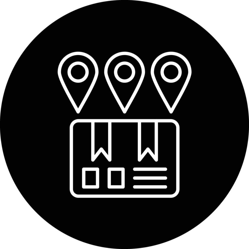 Parcel Tracking Vector Icon