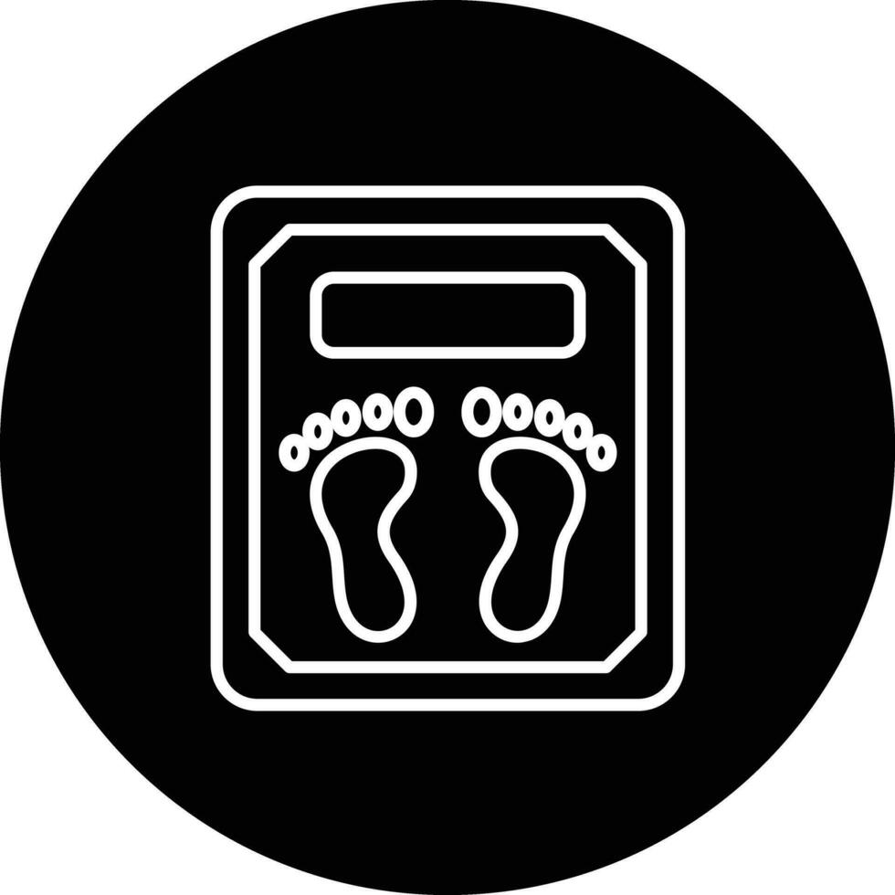 Electronic Weight Scale Vector Icon