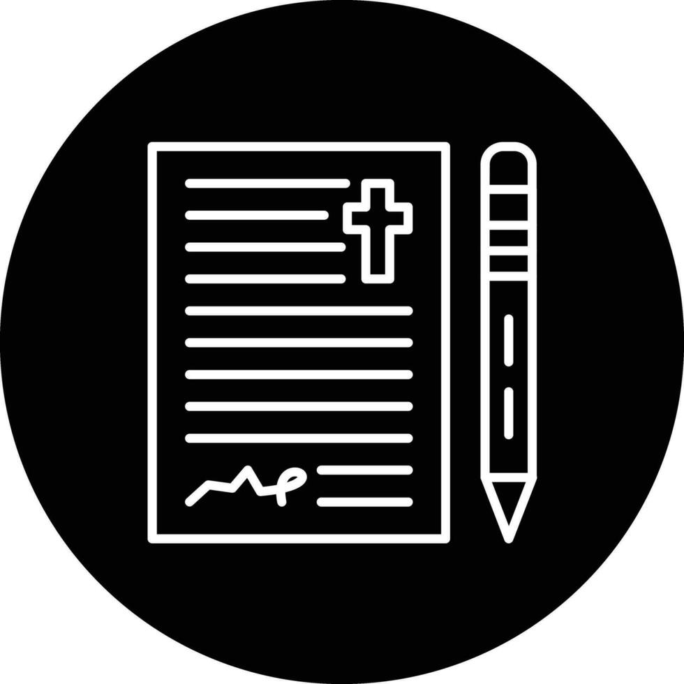 Testament Vector Icon