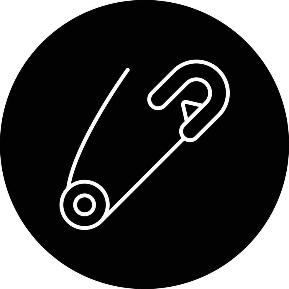 Safety Pin Vector Icon