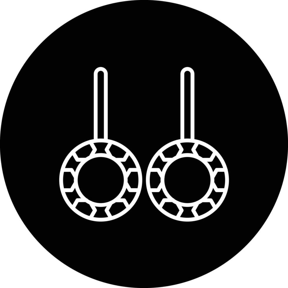 Gym Rings Vector Icon