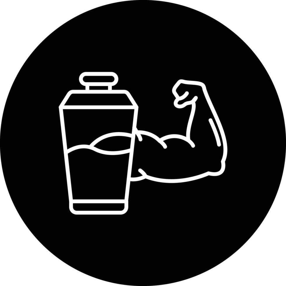 proteína sacudir vector icono