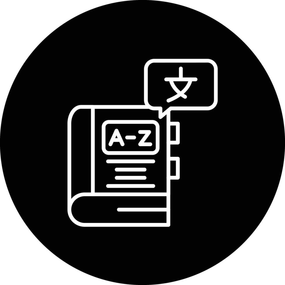 idioma aprendizaje vector icono