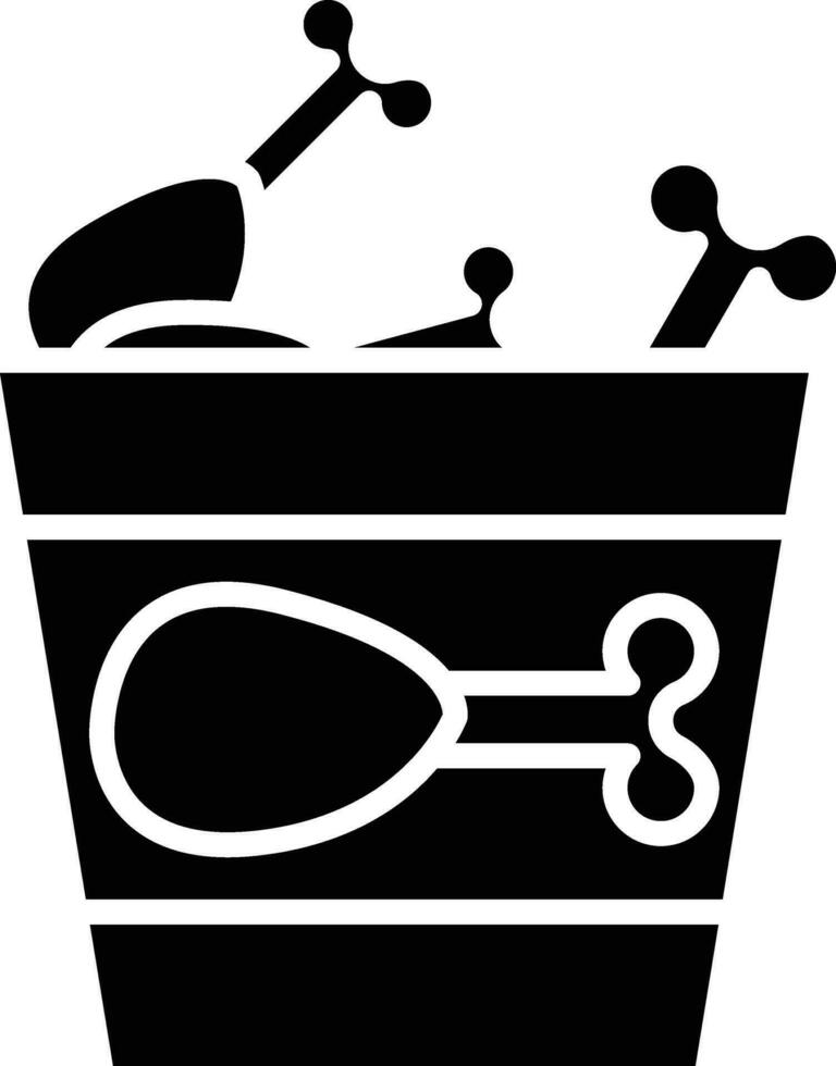 Fried Chicken Vector Icon