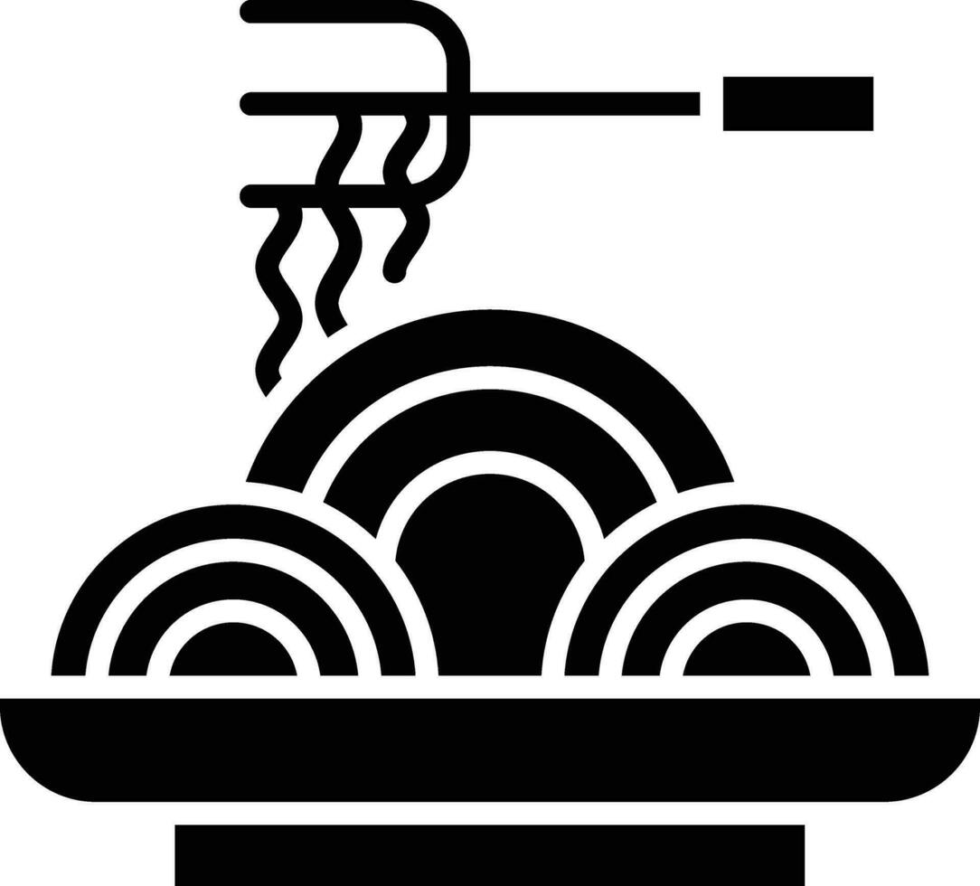 Spaghetti Vector Icon