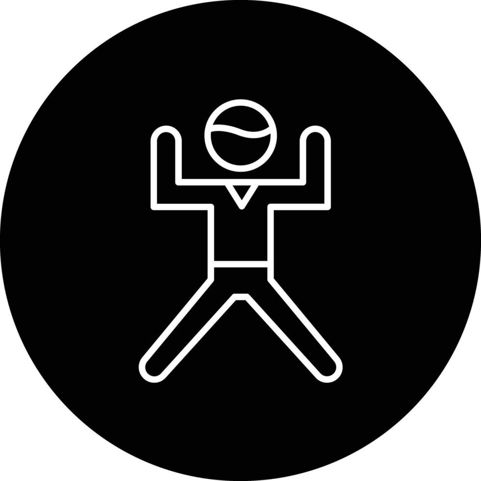 Person Exercising Vector Icon