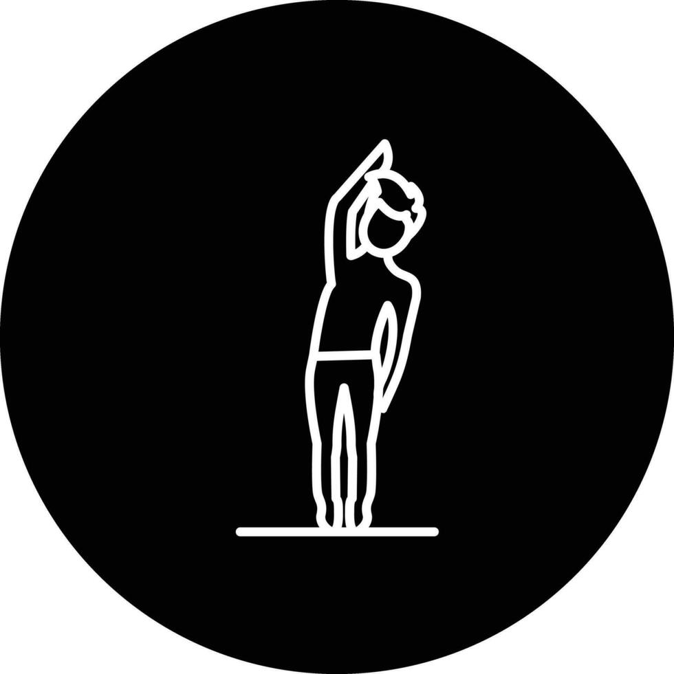 Stretching Vector Icon