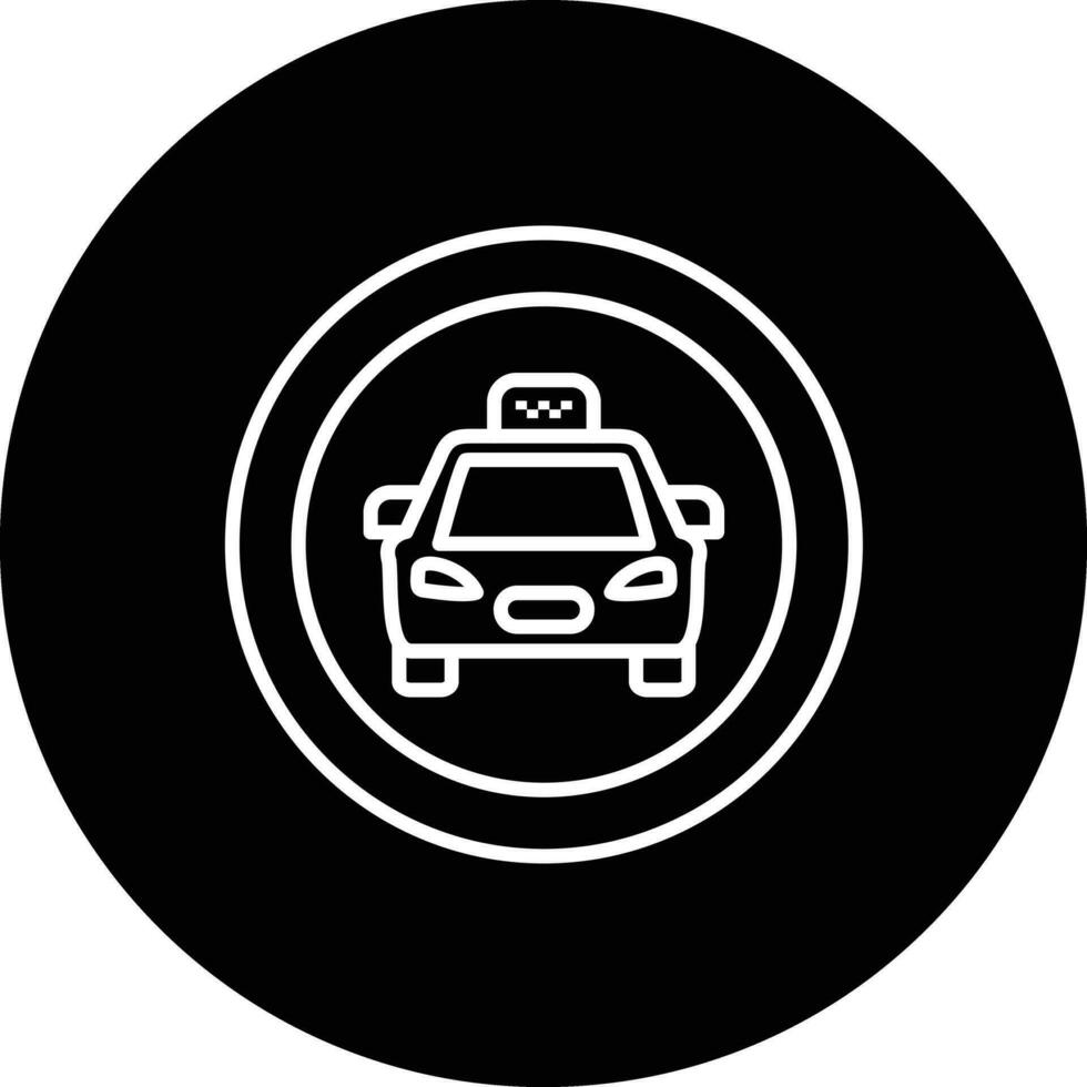 Taxi Signal Vector Icon