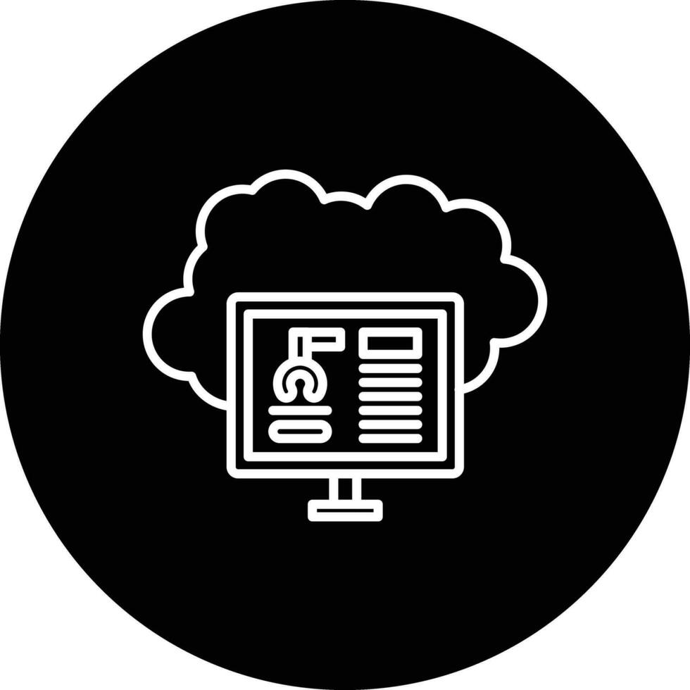 Cloud Computing Vector Icon