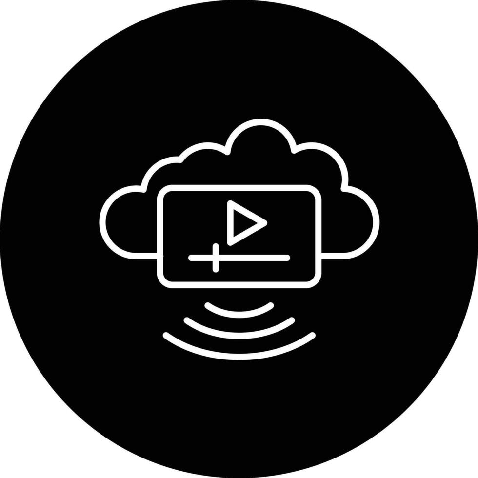 Streaming Vector Icon