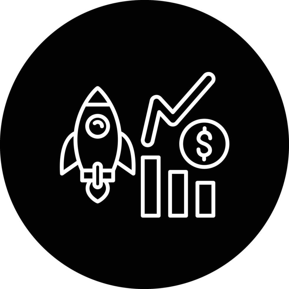 icono de vector de crecimiento empresarial