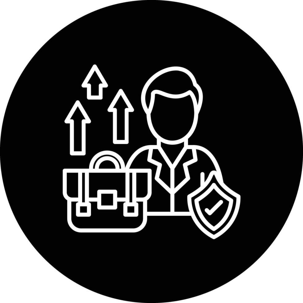 Career Growth Vector Icon