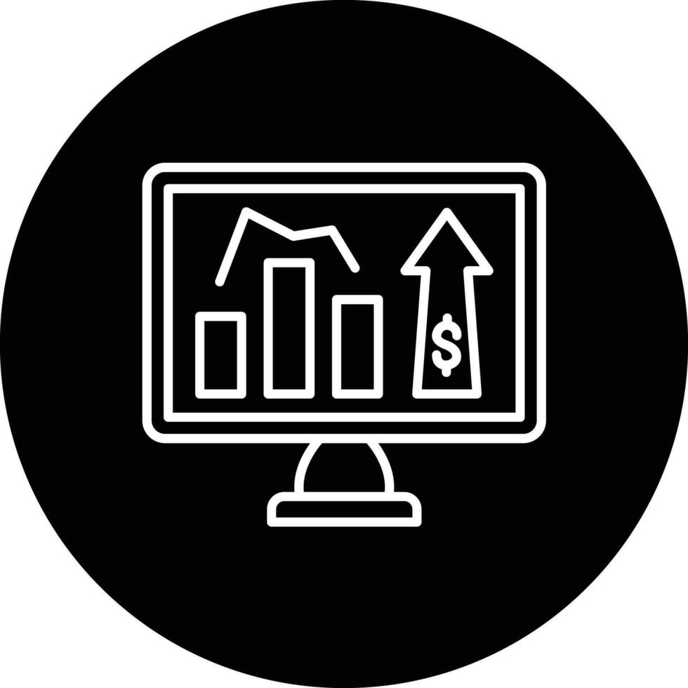 Online Statistics Vector Icon