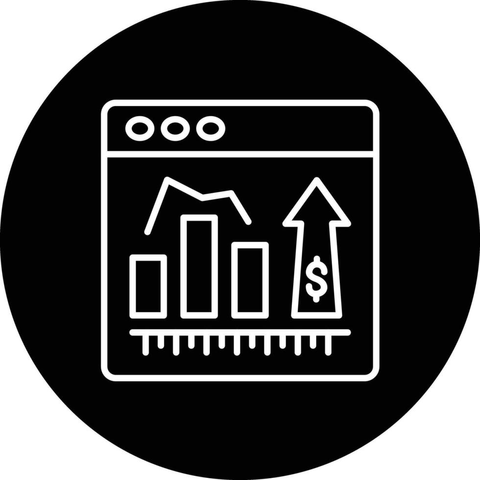 Online Statistics Vector Icon