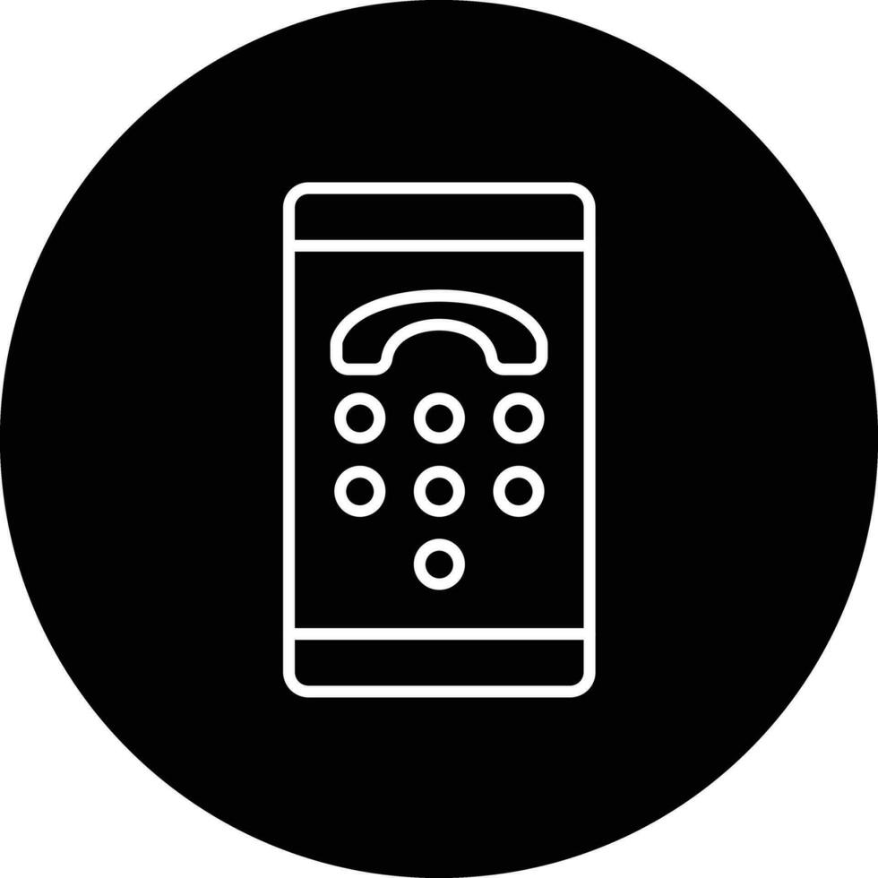 Dial Pad Vector Icon