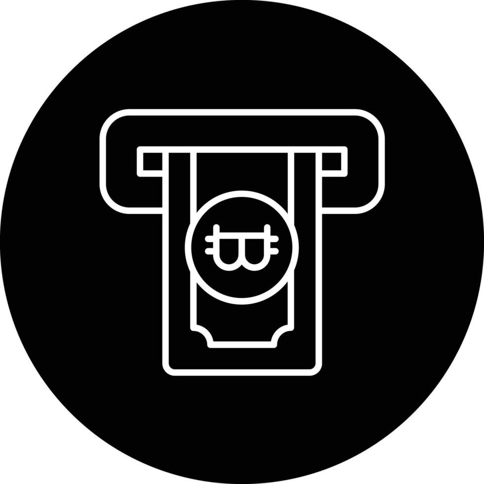 Cryptocurrency ATM Vector Icon