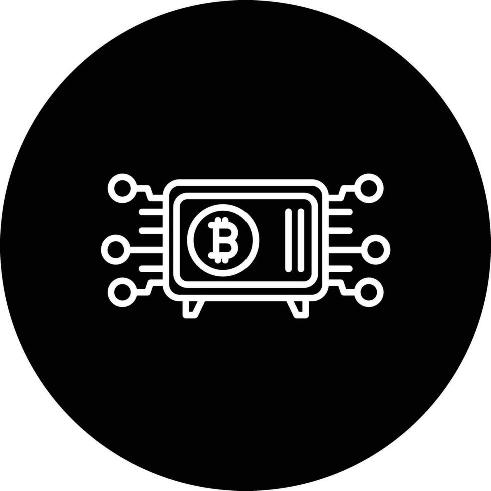 Crypto Vault Vector Icon