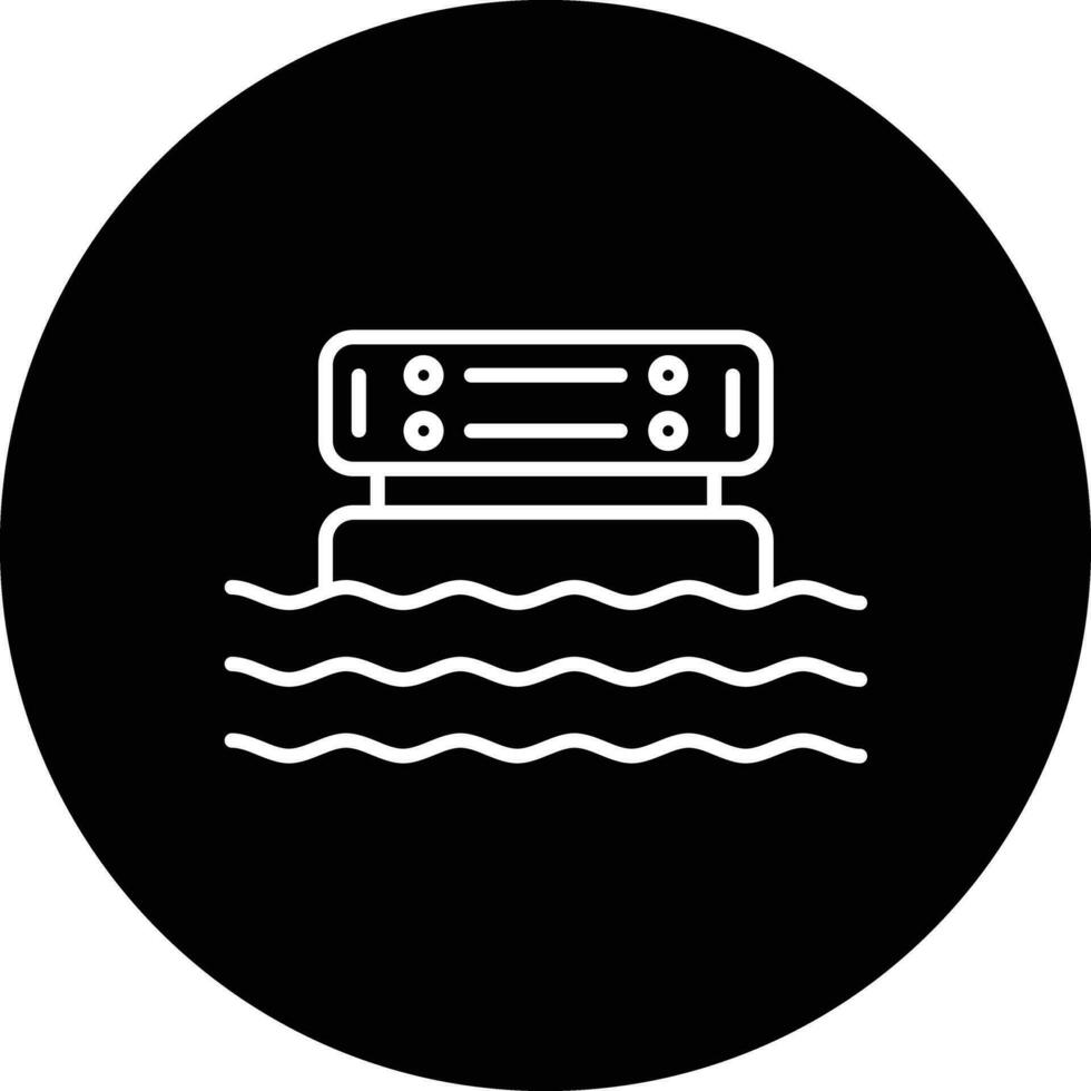 Data Lake Vector Icon