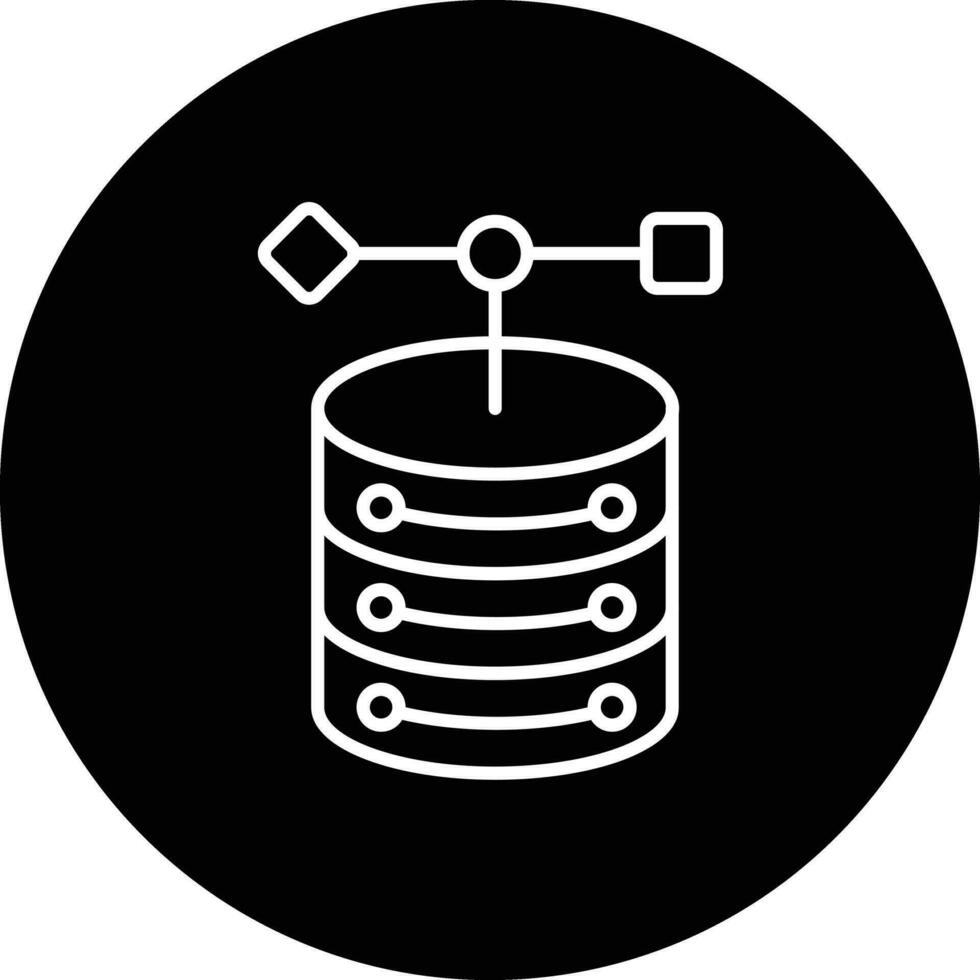 Object Database Vector Icon