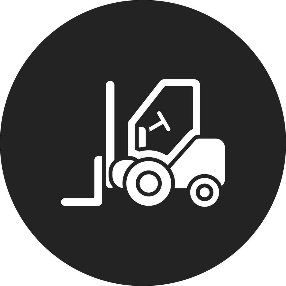 Forklift Vector Icon