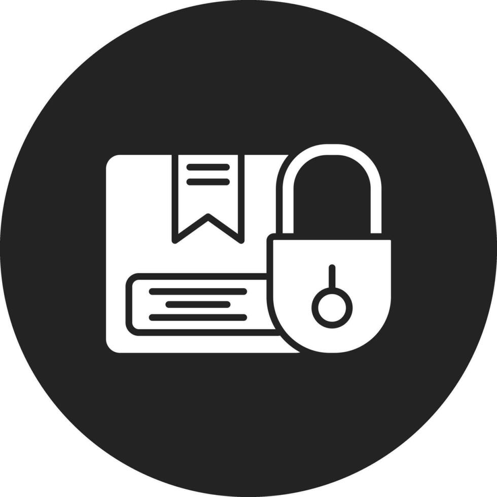 paquete seguridad vector icono