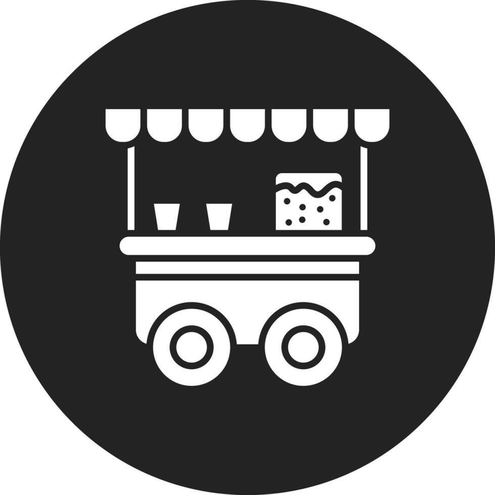 Popcorn Stall Vector Icon