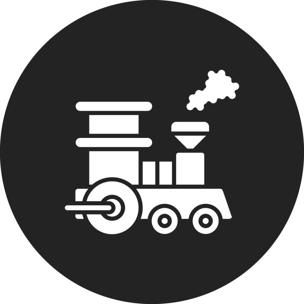 vapor tren vector icono