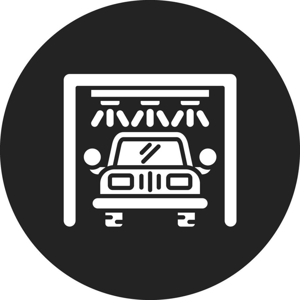 icono de vector de lavado de autos