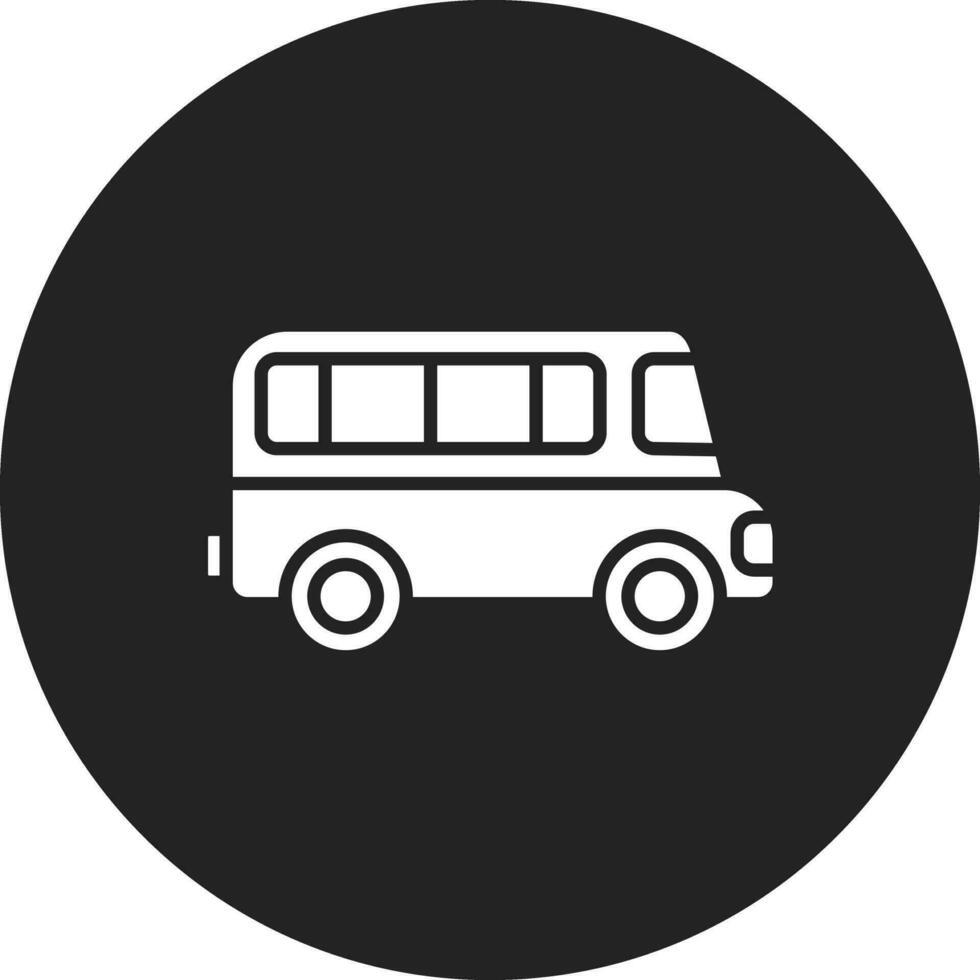 Minivan Vector Icon