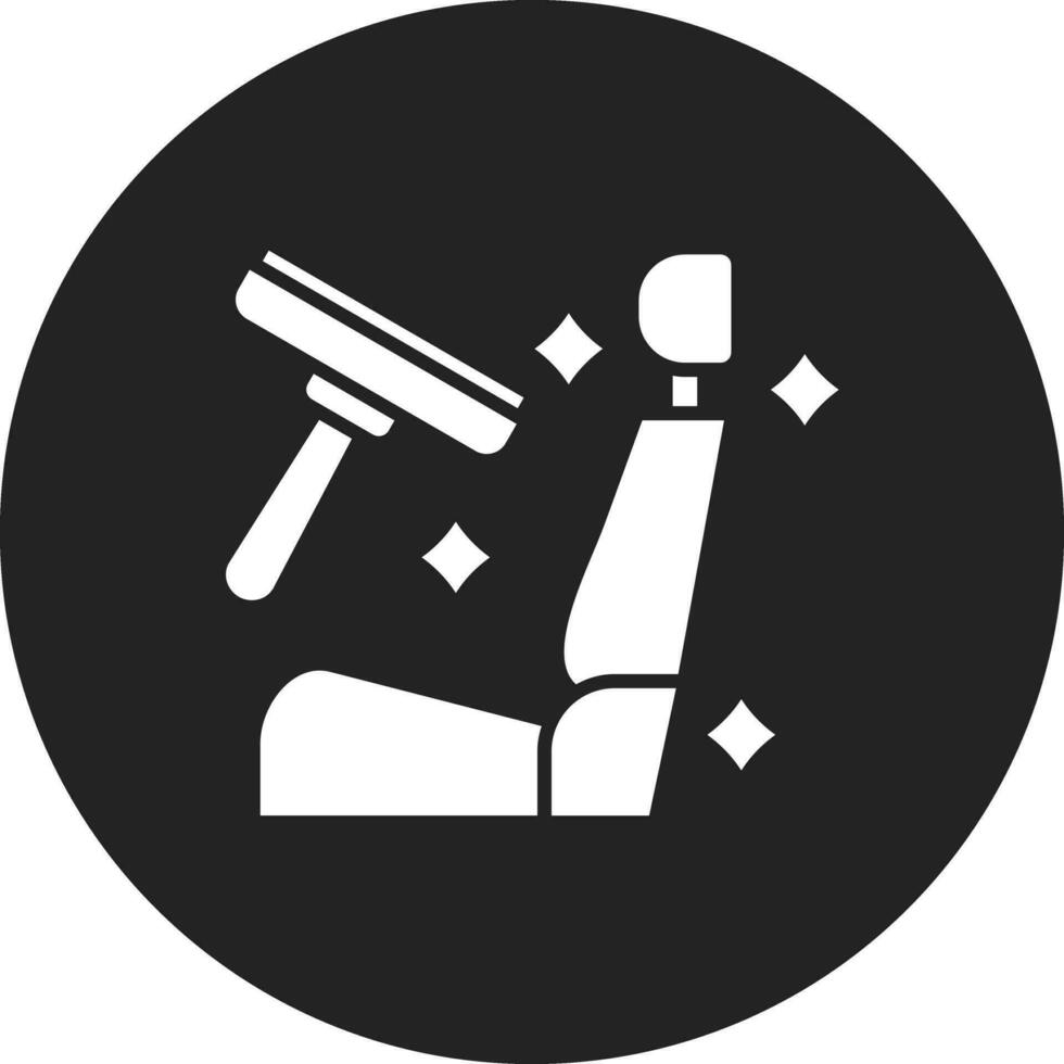 Seat Cleaning Vector Icon